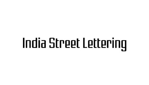 India Street Lettering