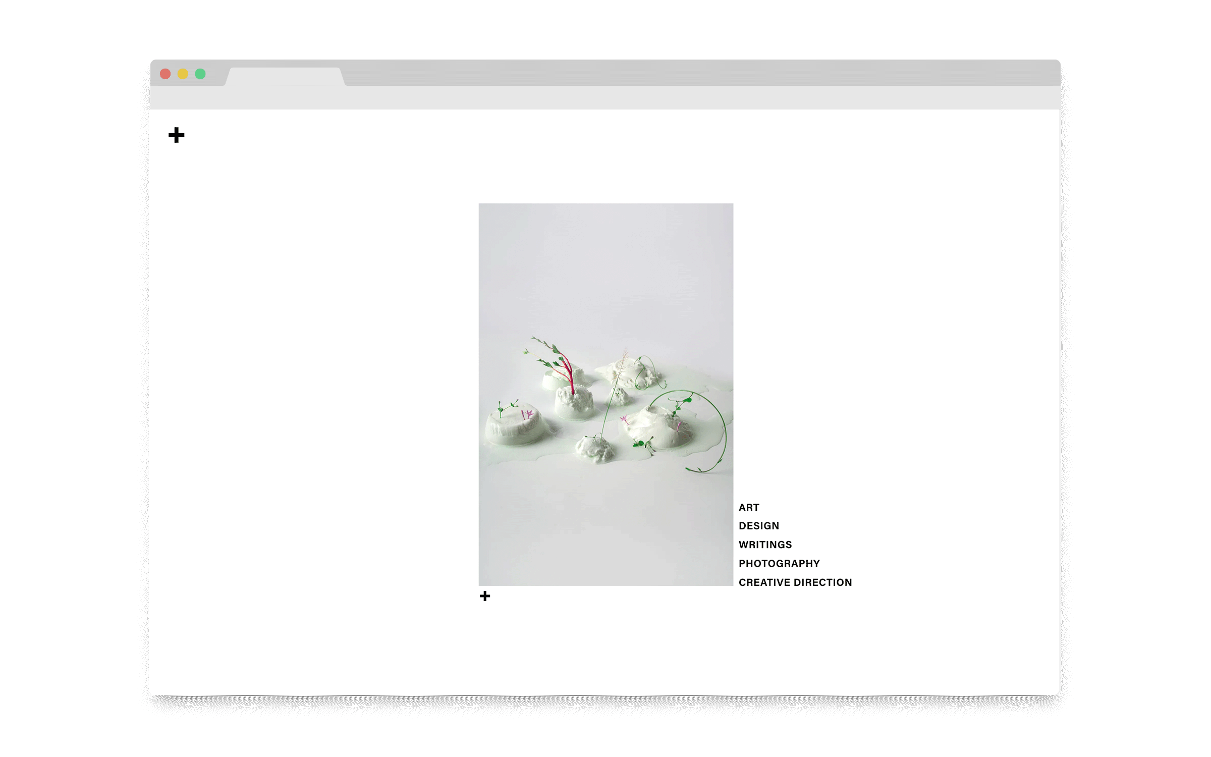 Screenshot of Rhea Gupte's portfolio